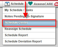 Schedule Center