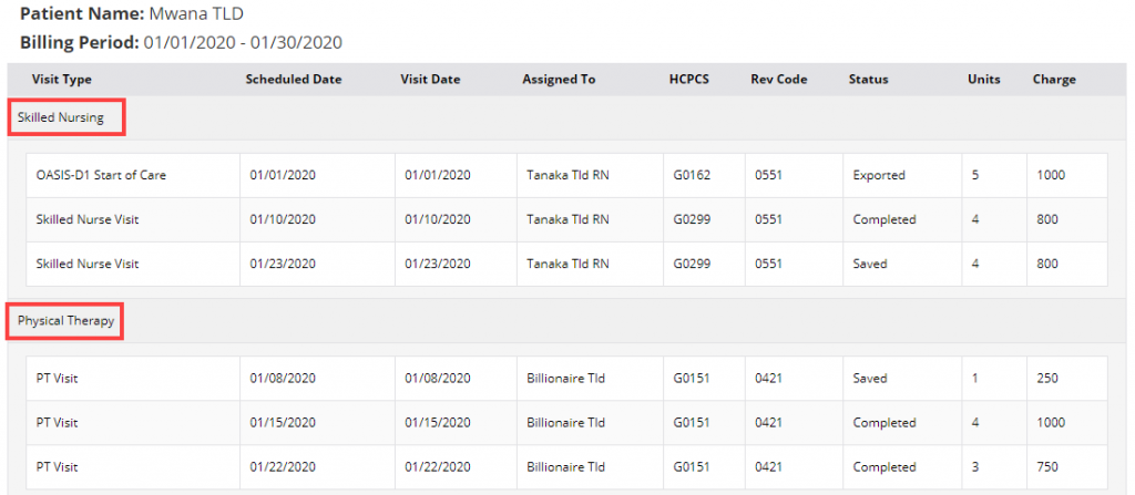 Window Visits 2020 Billing Updates - Help Center
